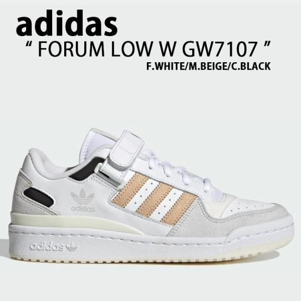adidas アディダス スニーカー FORUM LOW W GW7107 フォーラムロー WHIT...