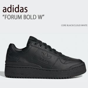 adidas アディダス スニーカー FORUM BOLD W CORE BLACK CLOUD WHITE メンズ レディース 男女兼用 男性用 女性用 ユニセックス GY5922｜snkrs-aclo