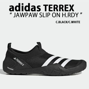 adidas アディダス ウォーターシューズ マリンシューズ TERREX JAWPAW SLIP ON H.RDY HP8648 テレックス スリッポン BLACK WHITE アウトドア マリンスポーツ