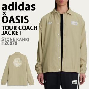 adidas originals アディダス コーチジャケット OASIS TOUR live'25 COACH JACKET HZ0878 STONE KHAKI オアシス ツアー コラボ ワークジャケット ストーンカーキ