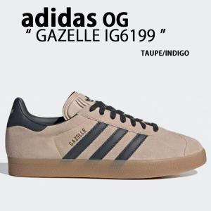 adidas originals アディダス スニーカー GAZELLE IG6199 ガゼル TAUPE INDIGO GUM シューズ トープ インディゴ ガムソール スエード メンズ レディース｜セレクトショップ a-clo