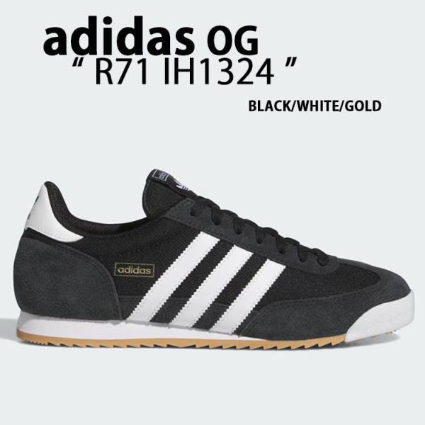 adidas originals アディダス スニーカー R71 IH1324 BLACK WHIT...