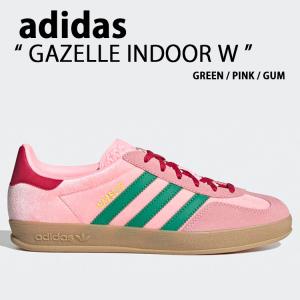 adidas Gazelle ダークブラウン/ピンク/グリーン adidas originals アディダス スニーカー GAZELLE INDOOR W
