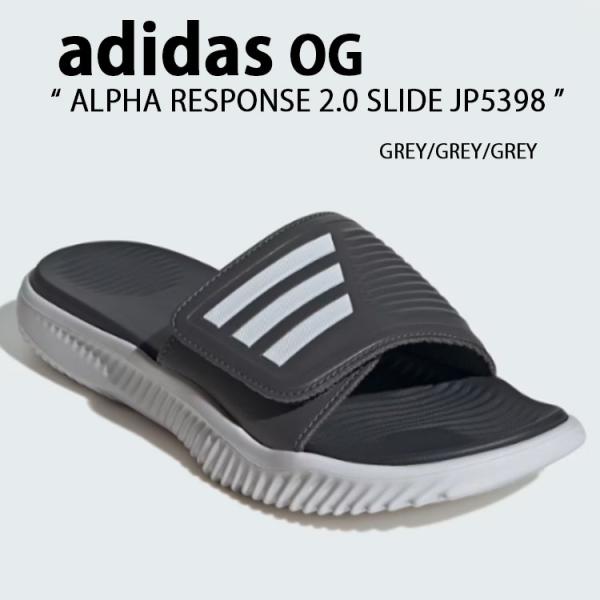 adidas アディダス サンダル ALPHARESPONSE 2.0 SLIDE GREY FIV...