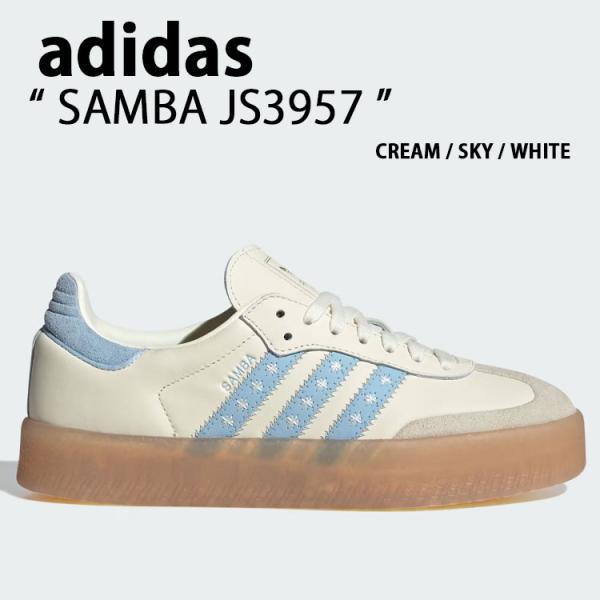 adidas originals アディダス レディース 厚底 スニーカー SAMBA JS3957...