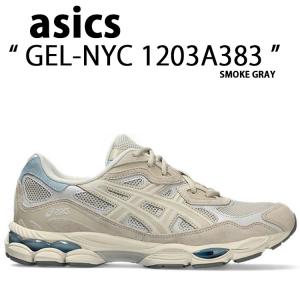 asics GEL-NYC ホワイト/スモークグレー 27cm ほぼ未使用 ASICS（アシックス） スニーカー GEL-NYC SMOKE GRAY 1203A383-023