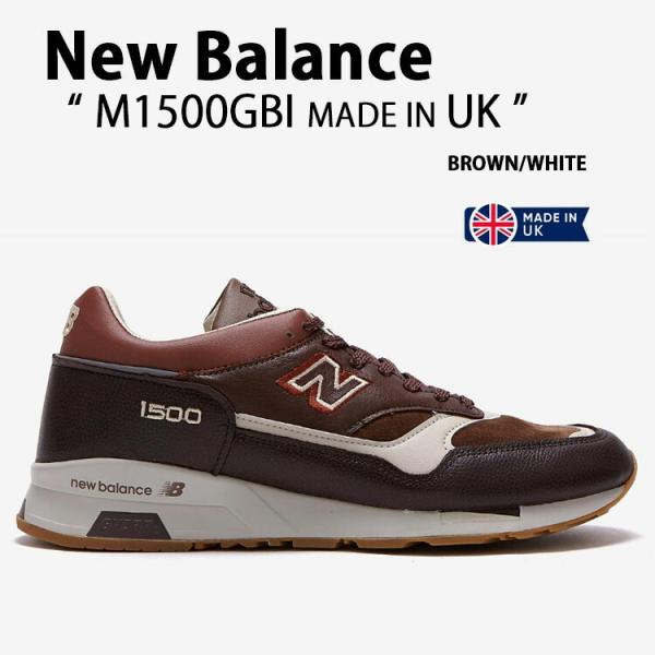 New Balance ニューバランス スニーカー M1500GBI BROWN WHITE MAD...