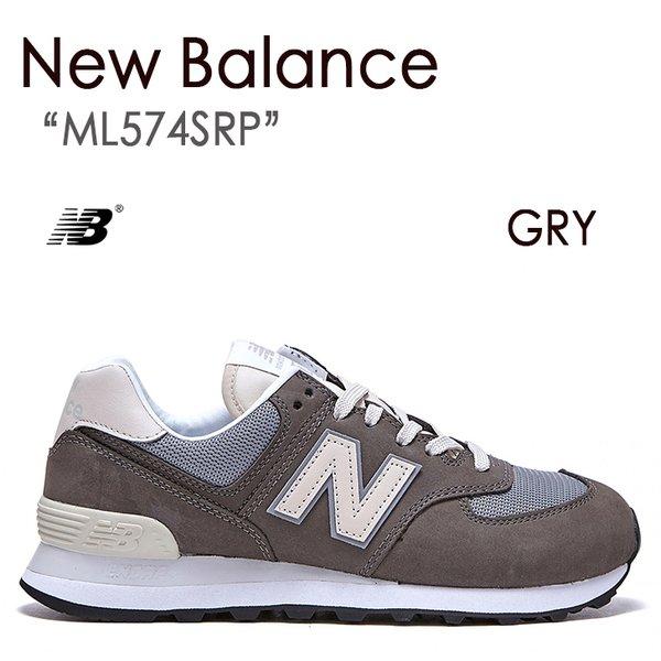 New Balance ニューバランス スニーカー 574 GREY グレー ML574SRP メン...