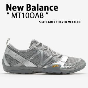 New Balance ニューバランス スニーカー MT10OAB シューズ NewBalance10 ランニングシューズ ロゴ メッシュ GREY グレー SILVER シルバー メンズ レディース