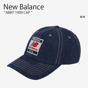 New Balance ニューバランス ベースボールキャップ NBRT 1909 CAP キャップ 帽子 ブルー デニム メンズ レディース NBGDDSR303 New Balance（ニューバランス） ベースボールキャップ NBRT 1909 CAP