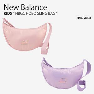 New Balance ニューバランス キッズ ショルダーバッグ NBGC HOBO SLING BAG ホーボー スリング バッグ クロスバッグ ホーボーバッグ 子供用 女の子 NK8ADF309U