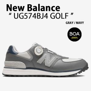 New Balance ニューバランス ゴルフシューズ UG574BJ4 GOLF スパイクレス ダイヤル式 NewBalance574 ゴルフ靴 グレー ネイビー メンズ レディース