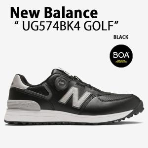 New Balance ニューバランス ゴルフシューズ UG574BK4 GOLF スパイクレス ダイヤル式 NewBalance574 ゴルフ靴 ブラック メンズ レディース