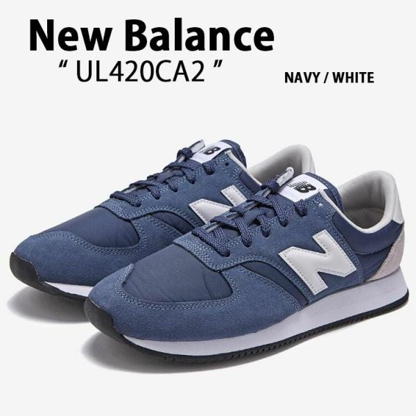 New Balance ニューバランス スニーカー 420 UL420CA2 NAVY WHITE ...