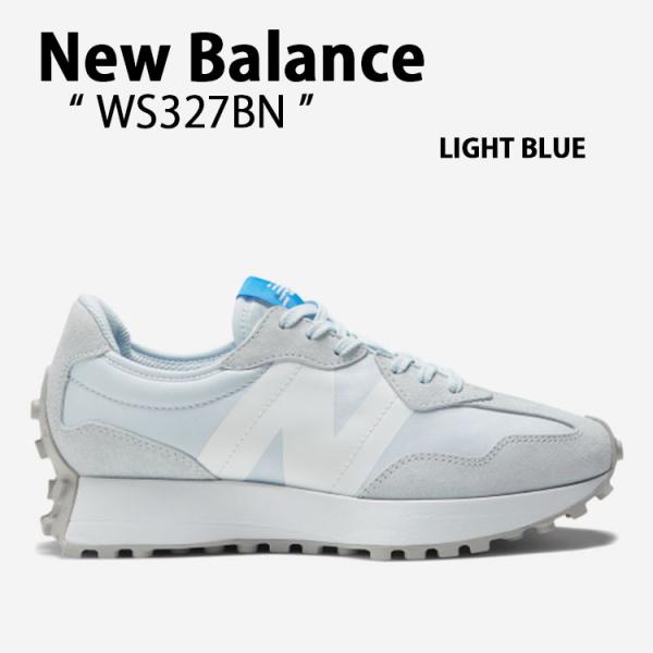 New Balance ニューバランス スニーカー MS327BN LIGHT BLUE レザー 本...