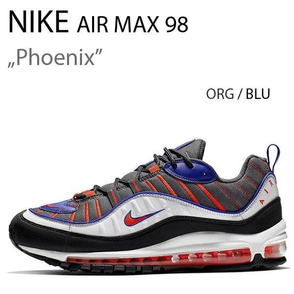 NIKE AIR MAX 98 Phoenix Gunsmoke/TeamOrange ナイキ マッ...