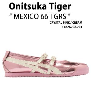 Onitsuka Tiger オニツカタイガー レディース スニーカー MEXICO 66 TGRS 1182A708.701 シューズ メキシコ66タイガース パンプス PINK CREAM ピンク クリーム
