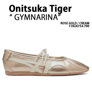 Onitsuka Tiger オニツカタイガー レディース シューズ GYMNARINA 1182A754.700 ROSE GOLD CREAM メリージェーン スニーカー ジムナリーナ ローズゴールド