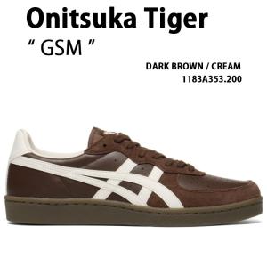 Onitsuka Tiger オニツカタイガー スニーカー GSM DARK BROWN CREAM 1183A353.200 シューズ ジーエスエム ダークブラウン クリーム メンズ 男性用