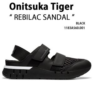 Onitsuka Tiger オニツカタイガー サンダル REBILAC SANDAL BLACK 1183A560.001 レビラック サンダル ブラック スポサン メンズ レディース