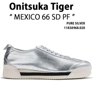 Onitsuka Tiger オニツカタイガー レディース 厚底 スニーカー MEXICO 66 SD PF SILVER 1183A968.020 シューズ メキシコ66SD PF シルバー