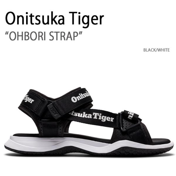 Onitsuka Tiger オニツカタイガー サンダル OHBORI STRAP BLACK WH...