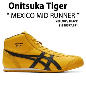 Onitsuka Tiger オニツカタイガー スニーカー MEXICO MID RUNNER YELLOW 1183B577.751 シューズ メキシコ ミッドランナー イエロー メンズ レディース