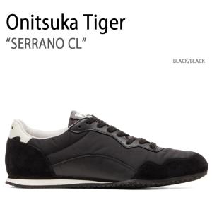 Onitsuka Tiger オニツカタイガー スニーカー SERRANO CL BLACK メンズ...