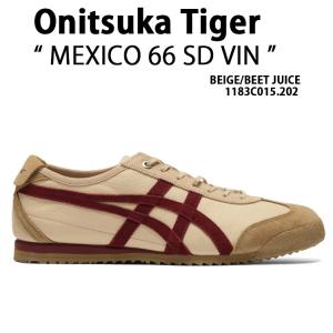 Onitsuka Tiger オニツカタイガー スニーカー MEXICO 66 SD VIN BEIGE BEET JUICE 1183C015.202 メキシコ66 SD ヴィン ベージュ ビーツジュース