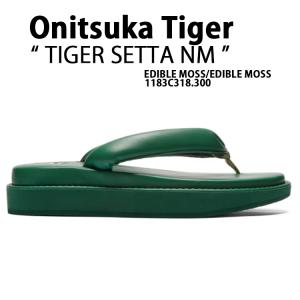 Onitsuka Tiger オニツカタイガー サンダル TIGER SETTA NM EDIBLE MOSS 1183C318.300 タイガー セッタ NM エディブルモス グリーン NIPPON MADE ニッポンメイド