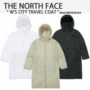 THE NORTH FACE ノースフェイス レディース スプリングコート W'S CITY TRAVEL COAT ライトコート 春コート 秋コート BEIGE WHITE BLACK アウター NC3LM30A/B/C