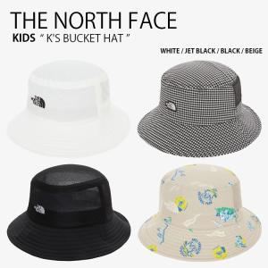 THE NORTH FACE ノースフェイス キッズ バケットハット KIDS K'S BUCKET HAT バケット ハット 帽子 バケハ あごひも付き ロゴ 子供用 NE3HR00R/S/T/U｜セレクトショップ a-clo