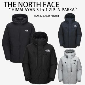 THE NORTH FACE ノースフェイス ダウンジャケット HIMALAYAN ZIP-IN PARKA ヒマラヤン ダウン BLACK DARK NAVY SILVER インナーダウン付き 3in1 NJ2YN50A/B/C