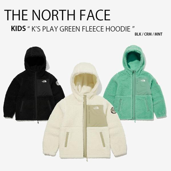 THE NORTH FACE ノースフェイス キッズ K&apos;S PLAY GREEN FLEECE H...