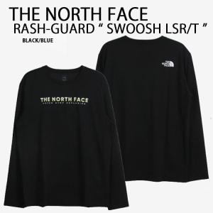 THE NORTH FACE ノースフェイス ラッシュガード SWOOSH L/SR/TEE スウォッシュ クルーネック BLACK BLUE ロングスリーブ ラウンドネック NT7TP08/09C/12A｜snkrs-aclo