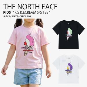 THE NORTH FACE ノースフェイス キッズ Tシャツ K'S ICECREAM S/S TEE アイスクリーム ショートスリーブ ティーシャツ 半袖 カットソー 子供用 NT7US19S/T/U