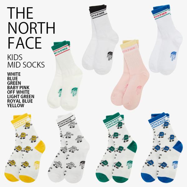THE NORTH FACE ノースフェイス キッズ 靴下 KIDS MID SOCKS ミッド ソ...