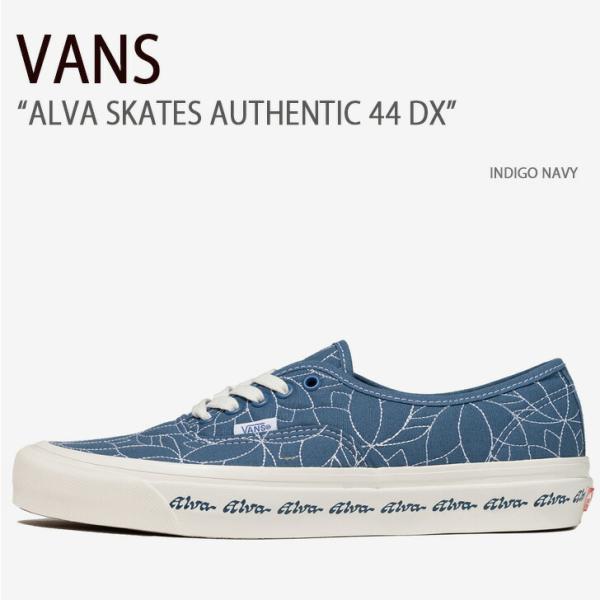 VANS スニーカー ALVA SKATES AUTHENTIC 44 DX INDIGO NAVY...