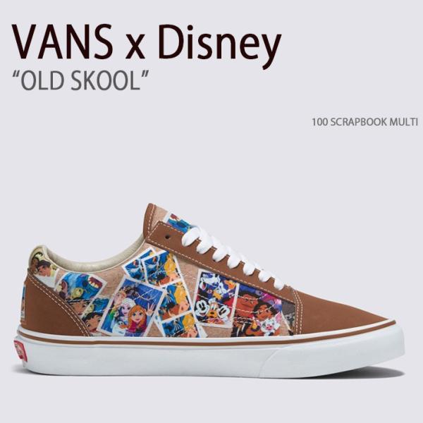 VANS バンズ スニーカー OLD SKOOL DISNEY 100 SCRAPBOOK MULT...