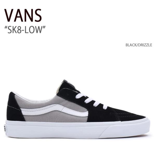 VANS バンズ スニーカー SK8-LOW BLACK DRIZZLE VN0009QR2B6 ス...