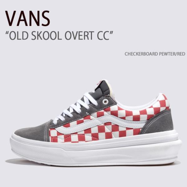 VANS バンズ スニーカー OLD SKOOL OVERT CC CHECKERBOARD PEW...