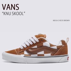 VANS（ヴァンズ） バンズ スニーカー KNU SKOOL MEGA CHECK RED