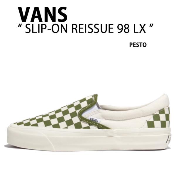 VANS バンズ スニーカー CHECKERBOARD SLIP-ON REISSUE 98 LX ...