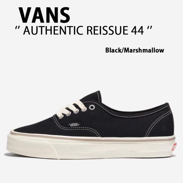 VANS バンズ スニーカー AUTHENTIC REISSUE 44 BLACK MARSHMAL...