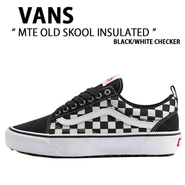 VANS バンズ スニーカー MTE OLD SKOOL BLACK WHITE CHECKER V...