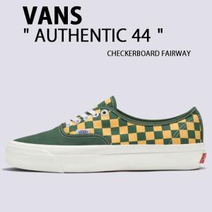 VANS バンズ スニーカー AUTHENTIC 44 CHECKERBOARD FAIRWAY VN000EBNBR1 オーセンティック 44 チェッカーボード フェアウエー ローカット