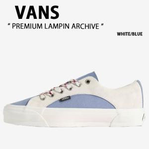 VANS バンズ シューズ PREMIUM LAMPIN ARCHIVE WHITE BLUE VN000EDWZ5D プレミアム ランピン アーカイブ ホワイト ブルー ローテクスニーカー ローテクシューズ