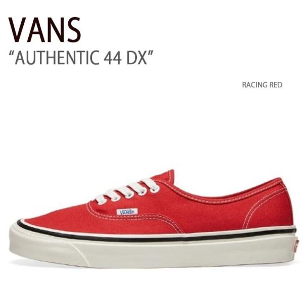 VANS スニーカー AUTHENTIC 44 DX RACING RED オーセンティック44デラ...