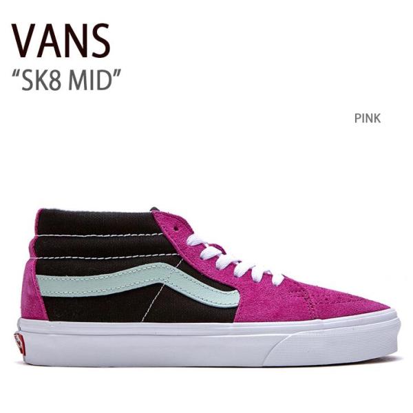 VANS バンズ スニーカー SK8 MID PINK スケートミッド ピンク ヴァンズ シューズ ...