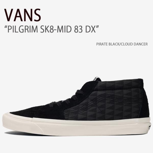 VANS バンズ スニーカー X PILGRIM SK8-MID 83 DX PIRATE BLAC...
